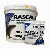 Rascal Difenacoum Whole Wheat Sachets - 50 x 100g Sachets