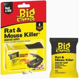 Rat and Mouse Killer Grain Bait Sachets 6 x 25g