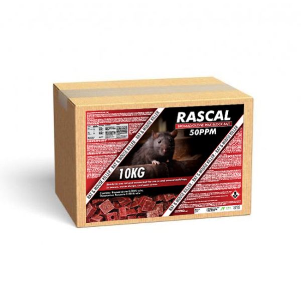 Rascal Bromadiolone Wax Blocks