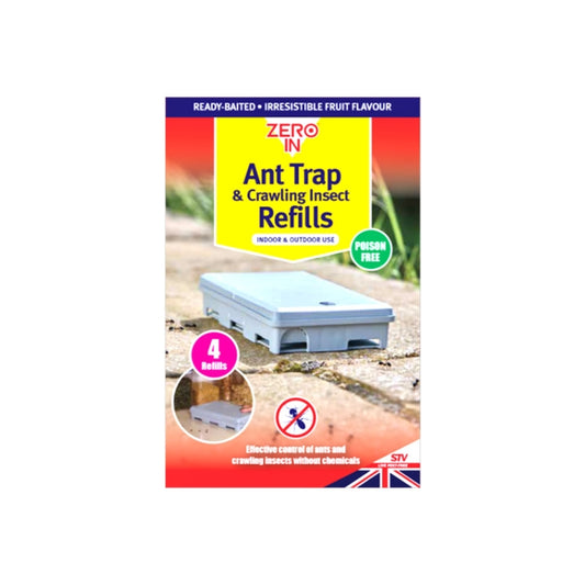 Zero In Ant & Crawling Insect Trap Refills - 4 Pack