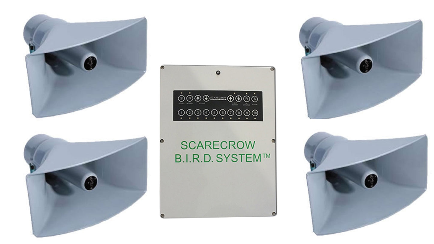 Scarecrow BIRD 4 Speaker Bioacoustic Bird Dispersal System