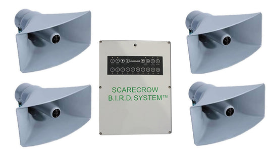 Scarecrow BIRD 4 Speaker Bioacoustic Bird Dispersal System