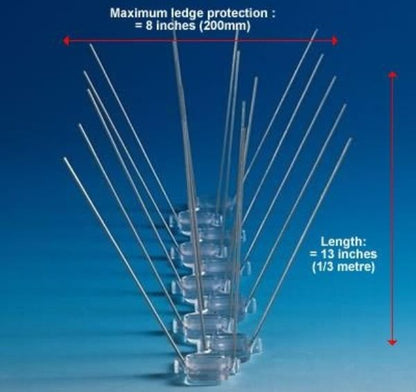 Medium Stainless Steel Pigeon Spikes