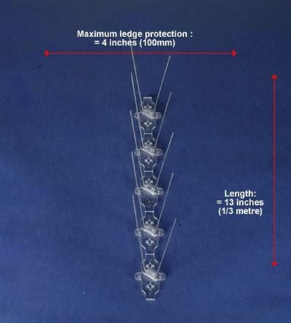 Narrow Stainless Steel Pigeon Spikes