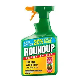 Roundup Fast Action Weedkiller Ready To Use Spray with 20% extra FREE 1.2L Total