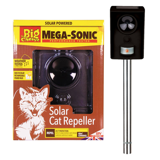 Mega-Sonic Solar Cat Repeller