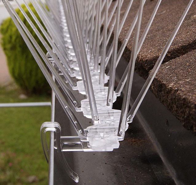 Plastic Pigeon Spikes - Gutter Kit
