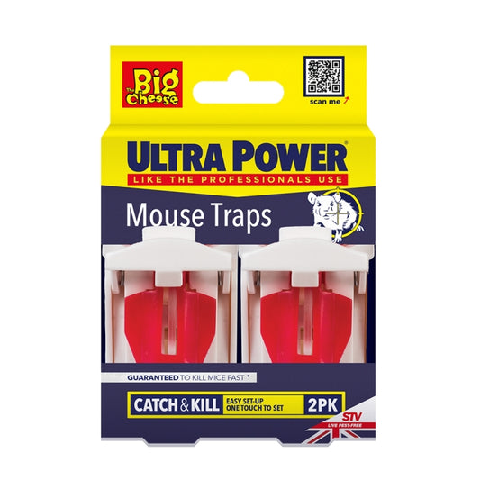 Ready-Baited Ultrapower Mouse Trap - Twinpack