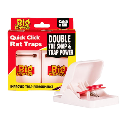 Quick Click Rat Trap - Twinpack