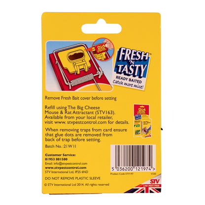 Fresh Baited Mouse Trap - Twinpack