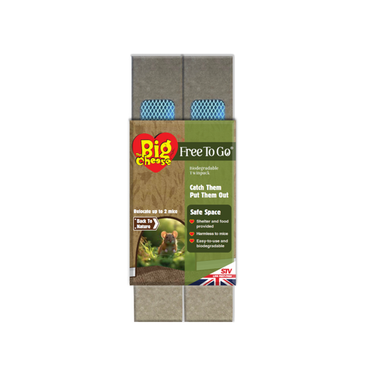 Free to Go Biodegradeable Multi Catch Mouse Trap Twinpack