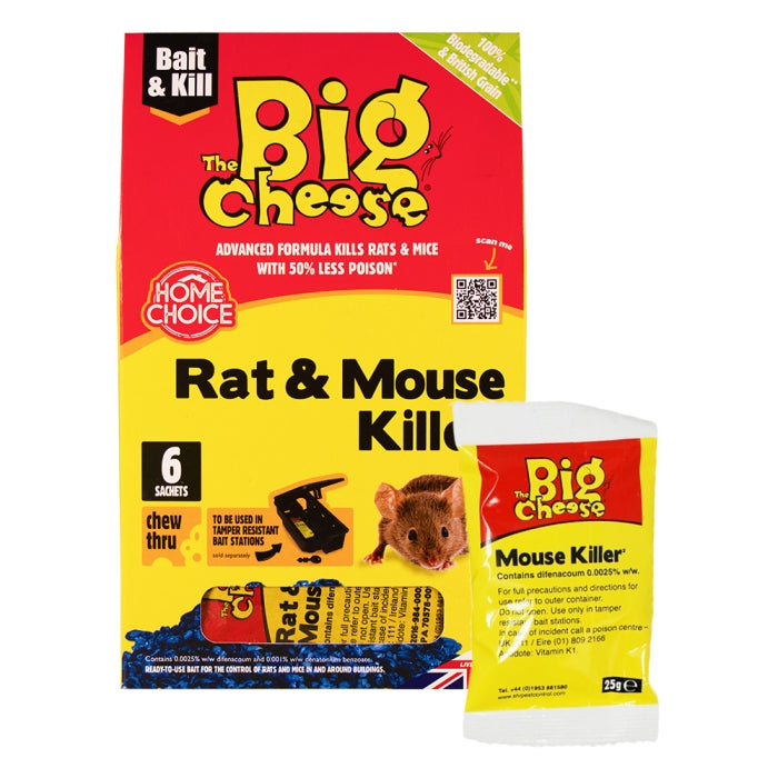 Rat and Mouse Killer Grain Bait Sachets