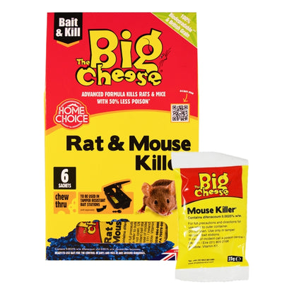 Rat and Mouse Killer Grain Bait Sachets