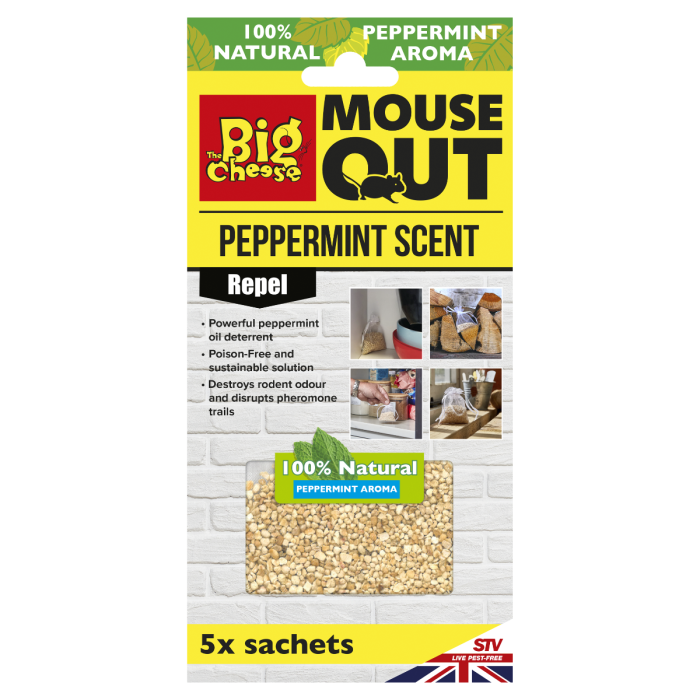 The Big Cheese Mouse Out Peppermint Scent Repeller