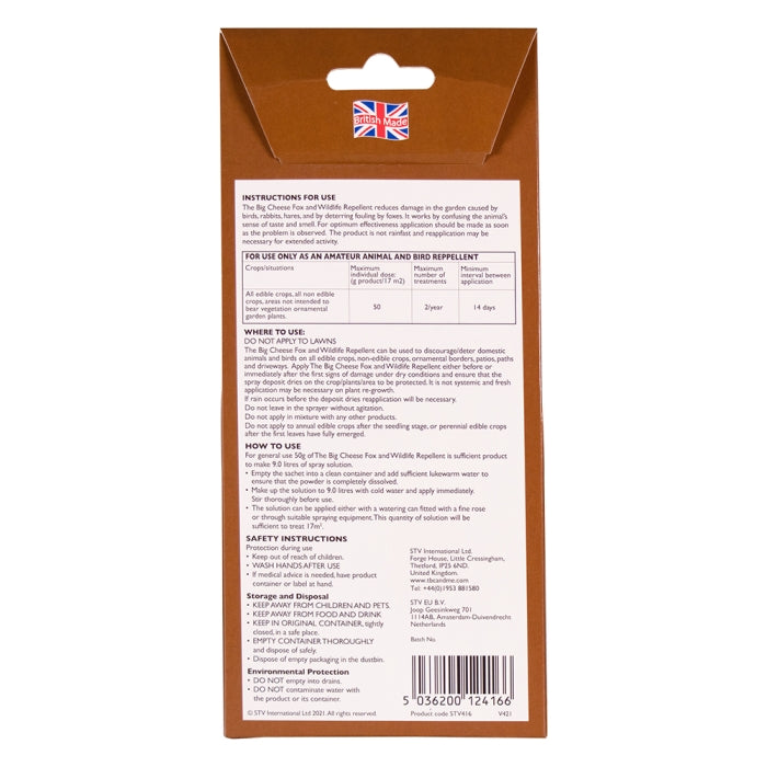 Fox & Wildlife Repellent Sachet 50g x 2