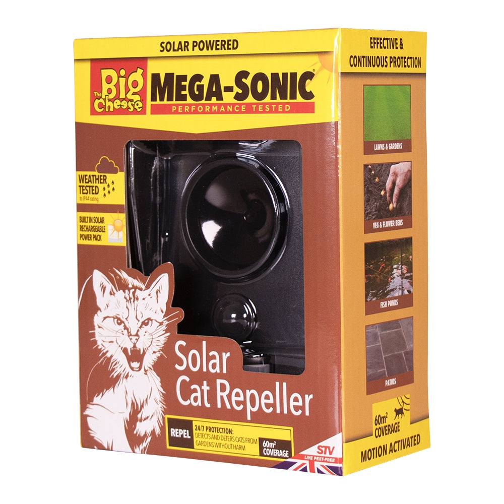 Mega-Sonic Solar Cat Repeller