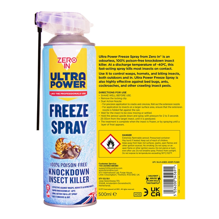 Ultra Power Freeze Spray Knockdown Insect Killer