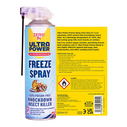 Ultra Power Freeze Spray Knockdown Insect Killer